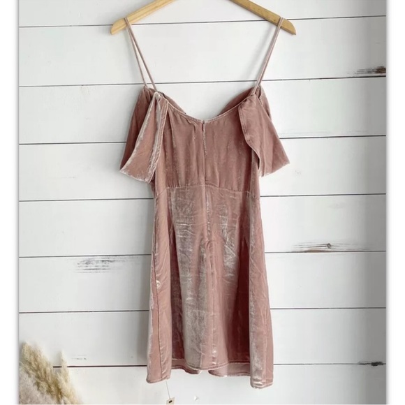 Reformation Lorraine Velvet Silk Mini Dress - Picture 11 of 16